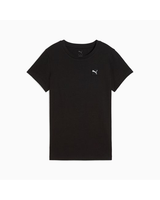 PUMA Ess Elevated T-shirt in het Black