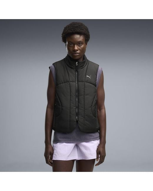 PUMA Black Tech Sense Puffer Vest