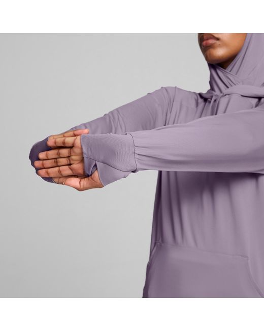 PUMA Purple Modest Activewear Training Hoodie