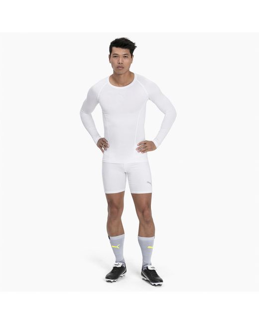 PUMA White Liga Baselayer Short Tights for men
