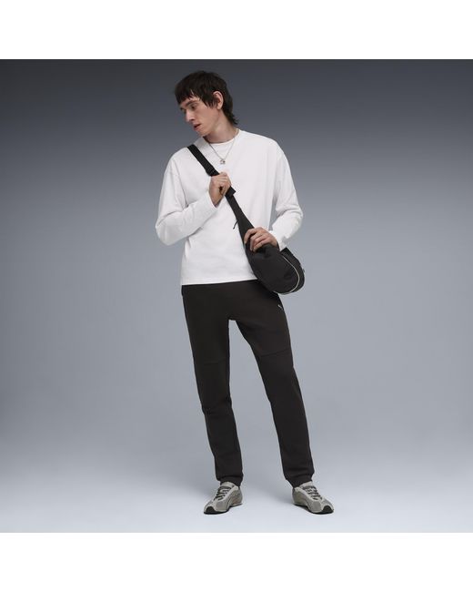 PUMA Black Tech Sweatpants for men