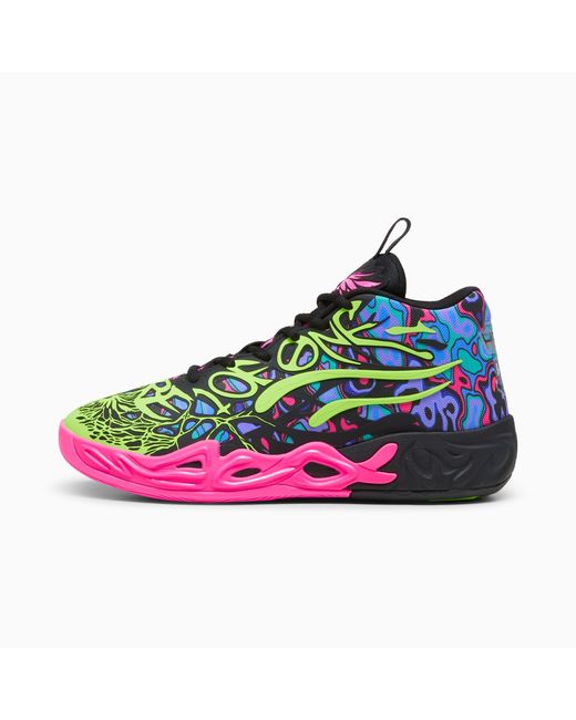 PUMA Green Mb.04 Heem Basketball Shoes, /Luminous/Electric Lime