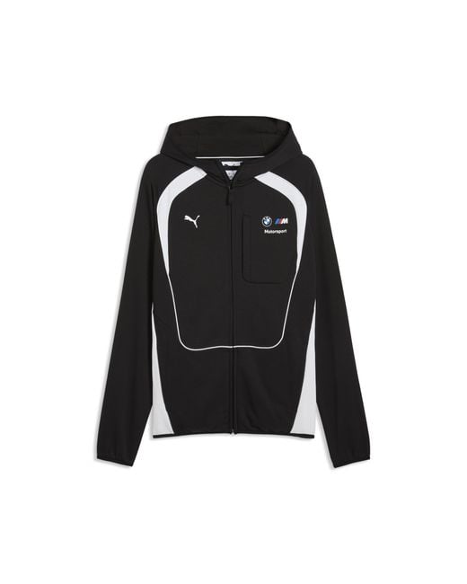 PUMA Black Bmw M Motorsport Sportswear Full-Zip Hoodie for men