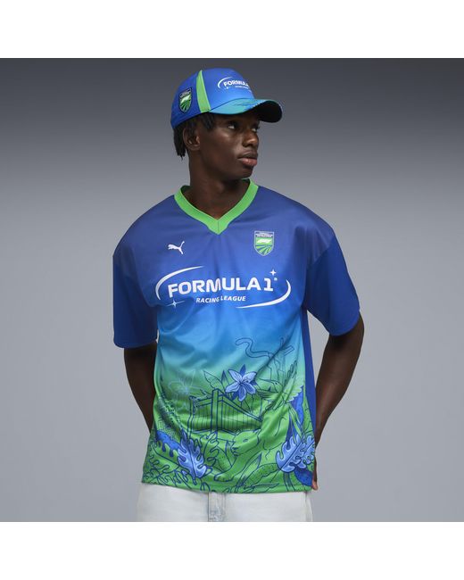 PUMA Blue F1Â Brazil Relaxed Jersey Shoes for men