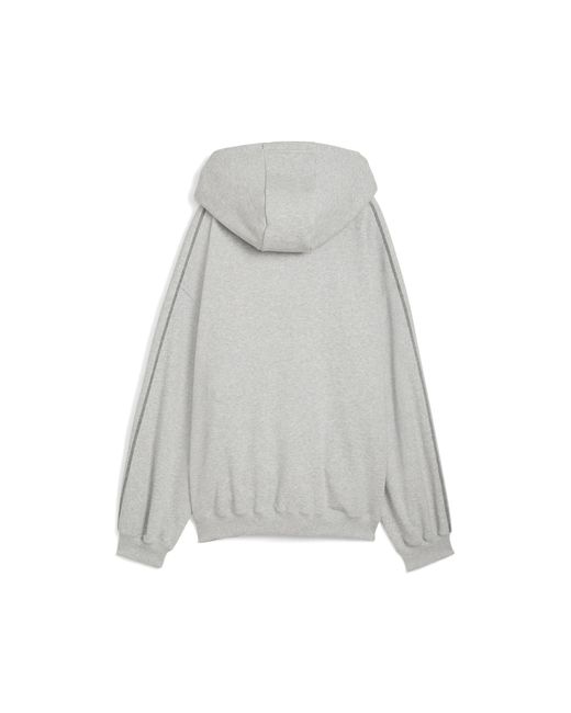 Sudadera Con Capucha X Rosé T7 Para Mujer, Ropa, Flat Light Gris Heather PUMA de color Gray