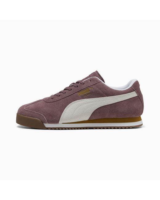 PUMA Green Roma Suede Sneakers