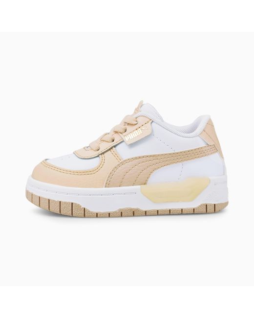 PUMA Leather Cali Dream Lth Ac Babies' Trainers in White | Lyst UK