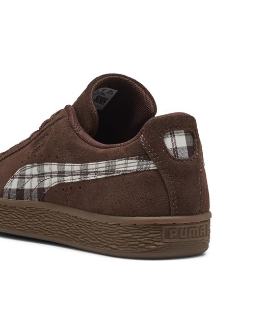 PUMA Brown Suede Patch Sneakers Schuhe