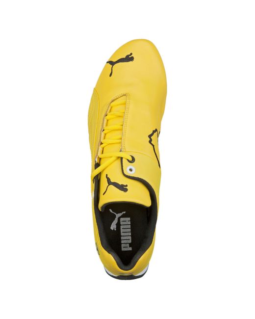 Puma Ferrari Future Cat Leather Men's Shoes in Yellow for Men (vibrant ...