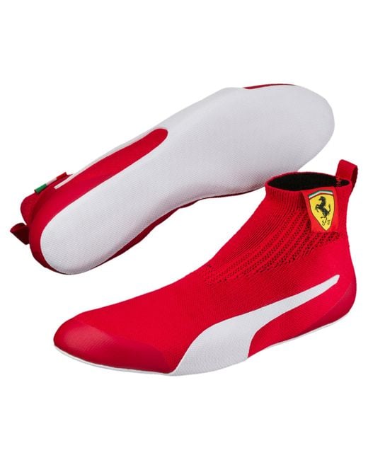 PUMA Ferrari Driver Evoknit Replica Men's Shoes in Red for Men | Lyst