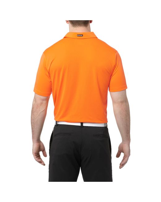 mens orange golf shirt