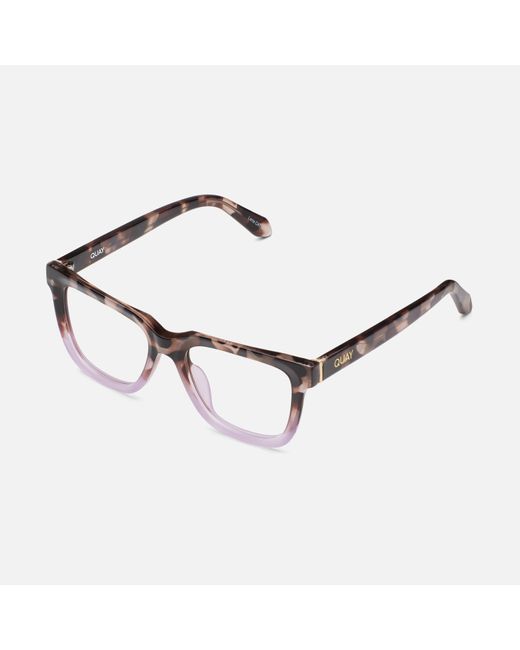 Quay Brown Wired Bevel Large Rx
