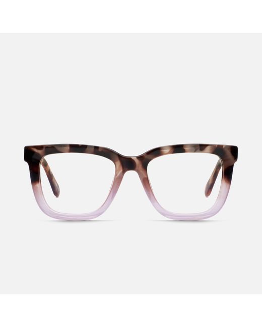 Quay Brown Wired Bevel Large Rx