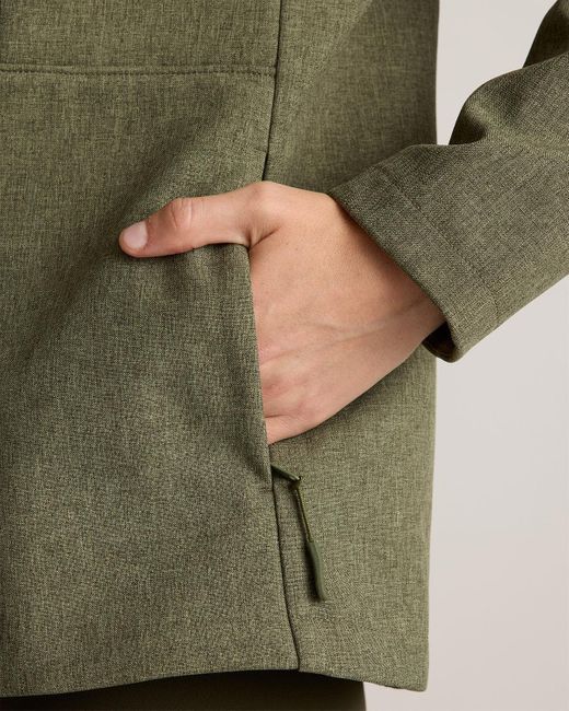 Quince Green Softshell Fleece-Lined Full-Zip Jacket, Recycled Polyester
