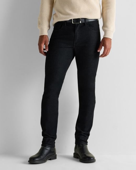 Quince Black Warren Coolmax Slim Jeans, Cotton for men