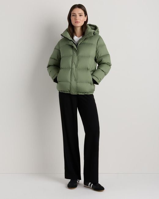 Quince Green Responsible Down Puffer Jacket, Recycled Polyester
