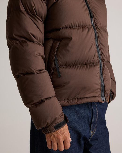 Quince Brown Responsible Down Puffer Jacket, Recycled Polyester for men