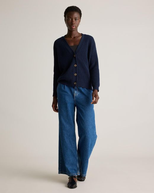 Boyfriend cardigan navy discount