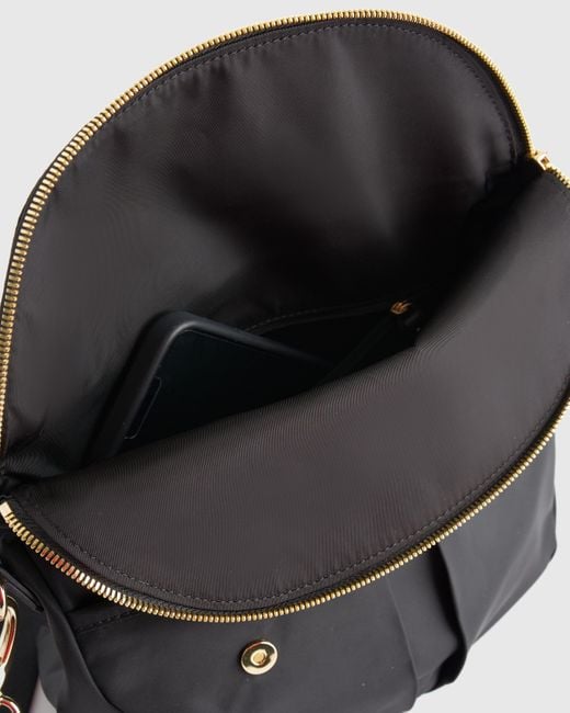 Quince Revive Nylon Foldover Crossbody in Black Lyst
