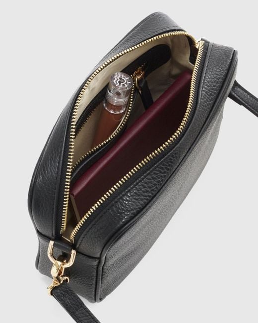 Quince Italian Leather Crossbody Bag in Black Lyst