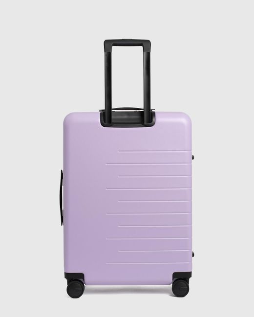Quince Purple Check-In Hard Shell Suitcase 24", Polycarbonte