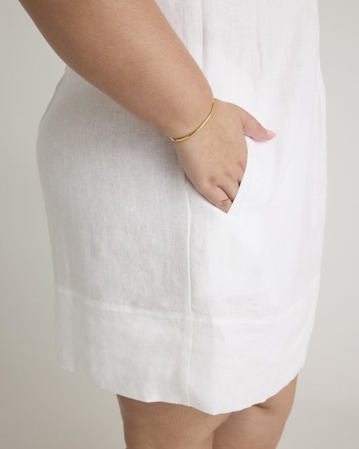 sandwich linen dress Roma Maxi Shift Dress