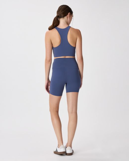Quince Blue Ultra-Form Bike Short, Nylon/Spandex