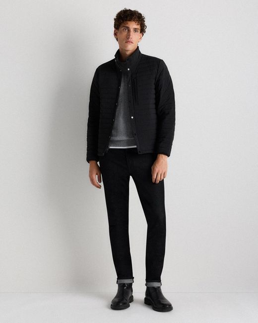Quince Black Responsible Down Quilted Jacket, Nylon for men