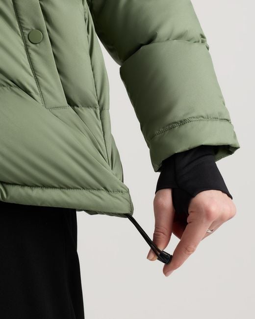 Quince Green Responsible Down Puffer Jacket, Recycled Polyester