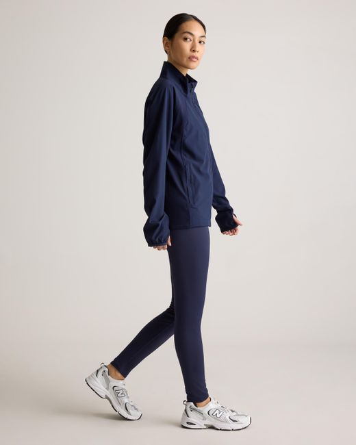 Quince Blue Race Day Full-Zip Jacket, Recycled Polyester