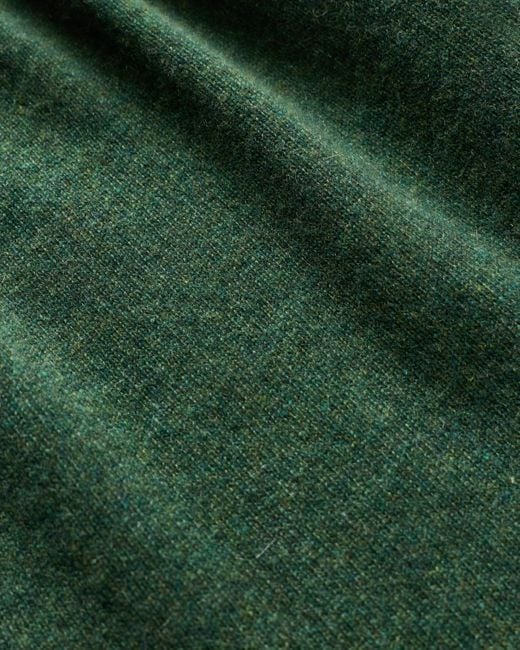 Quince Green Mongolian Cashmere Crewneck Sweater