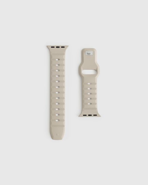 Quince White Sports Apple Watch Band, Fkm Rubber