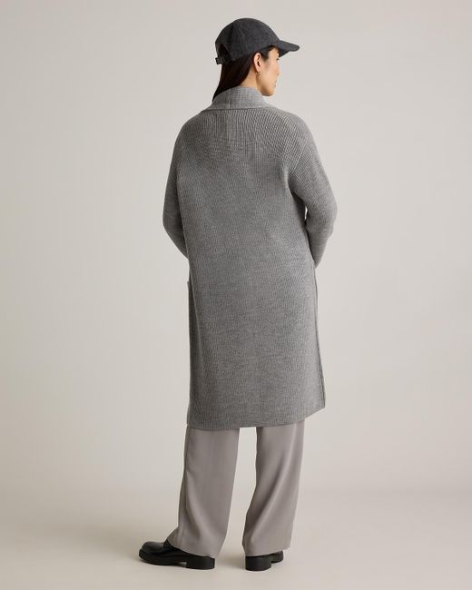 Quince Multicolor Australian Merino Wool Duster Cardigan