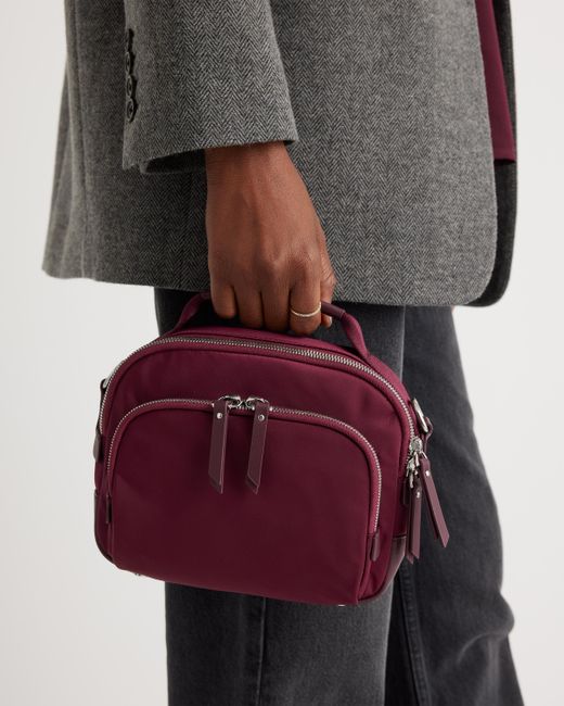 Quince Revive Nylon Camera Crossbody in Red Lyst