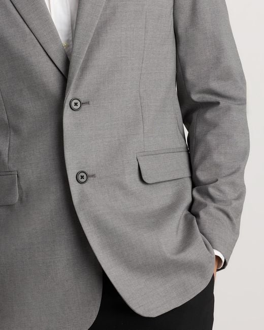 Quince Gray Stretch Wool Blazer for men
