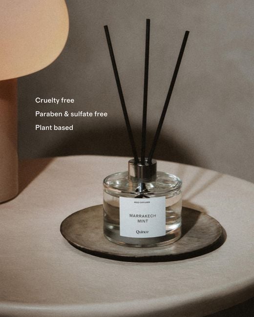 Quince Multicolor Marrakech Mint Reed Diffuser, Reed Diffuser Oil