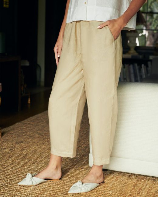 Quince Natural Linen Pants