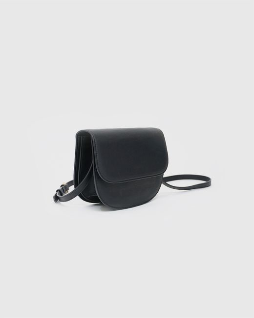 Quince Vegan Saddle Bag, in Black Lyst