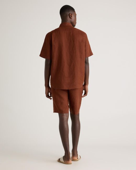 Quince Natural 100% European Linen Shorts for men