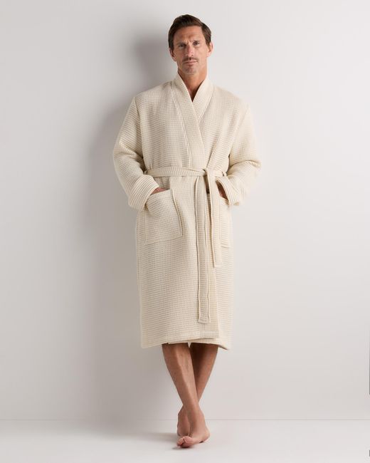 Quince Organic Turkish Waffle Robe, Cotton in Natural | Lyst