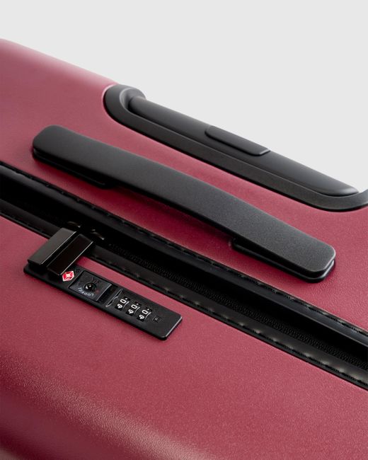 Quince Purple Medium Check-In Suitcase, Polycarbonte
