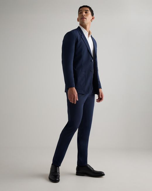 Quince Blue Performance Stretch Technical Blazer, Recycled Polyester for men