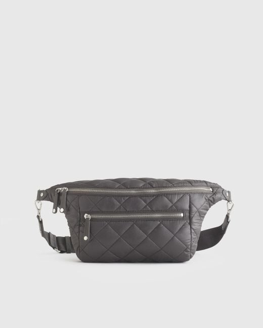 Quince Gray Transit Quilted Sling Bag, Nylon
