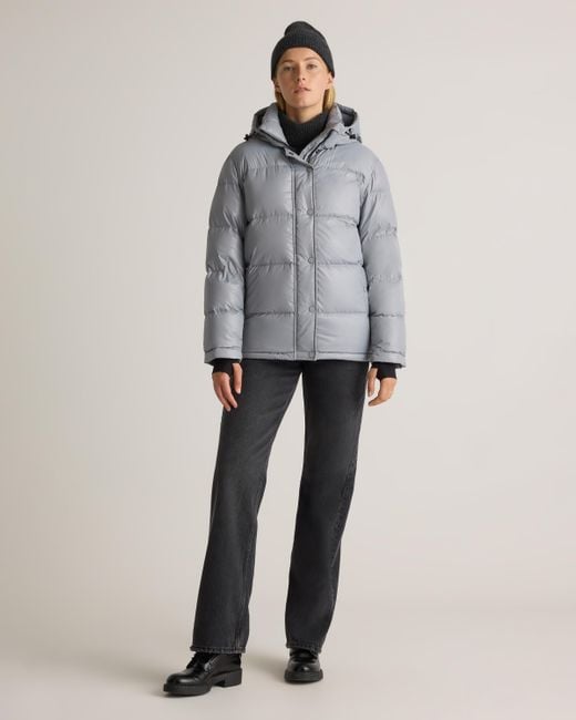Quince Gray Responsible Down Puffer Jacket, Recycled Polyester