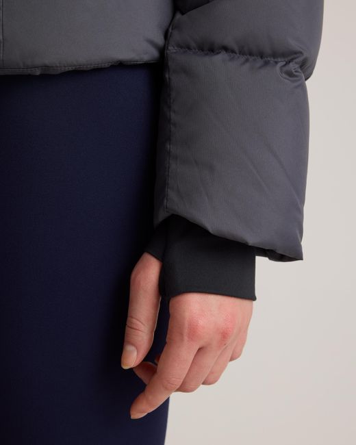Quince Blue Responsible Down Cinch Waist Puffer Jacket, Recycled Polyester
