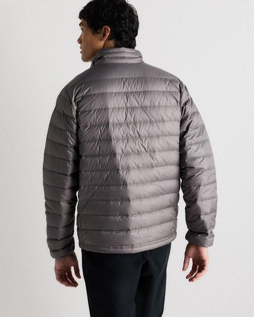 Quince Gray Lightweight Down Packable Puffer Jacket, Recycled Polyester for men
