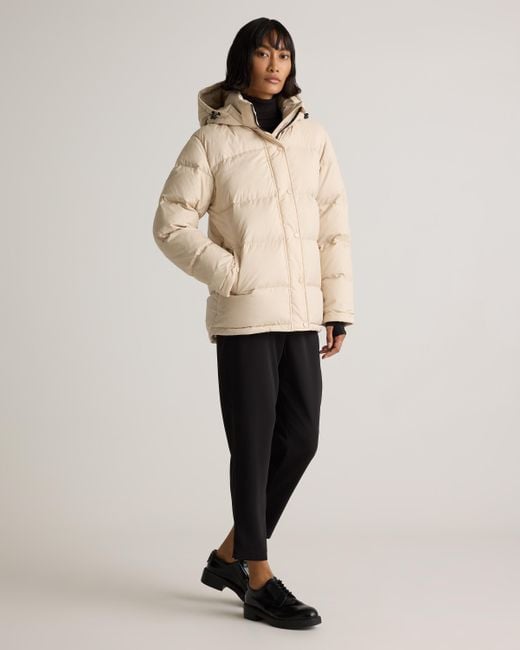Quince Natural Responsible Down Puffer Jacket, Recycled Polyester
