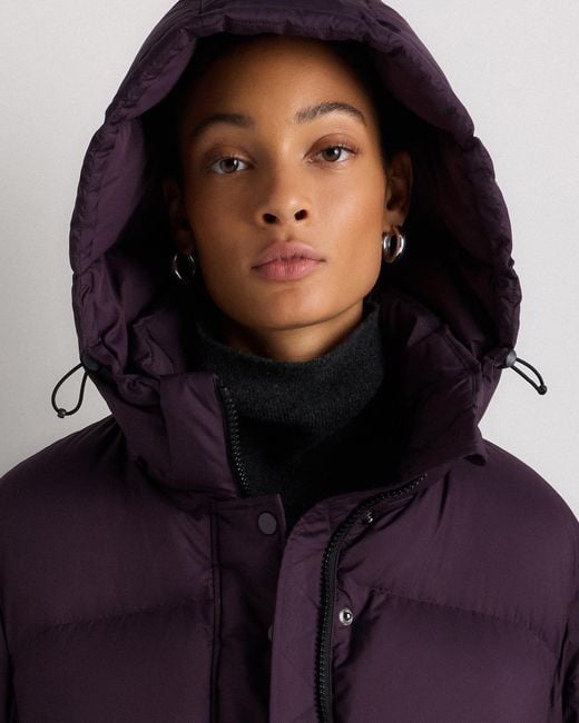 Quince Blue Responsible Down Puffer Jacket, Recycled Polyester
