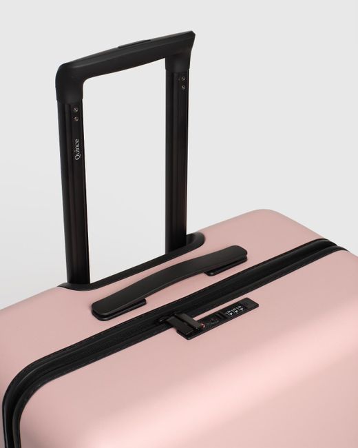 Quince Pink Check-In Hard Shell Suitcase 24", Polycarbonte