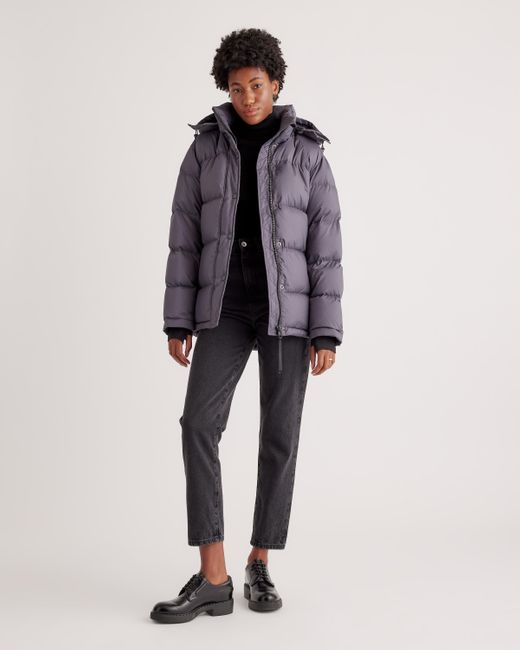 Quince Multicolor Responsible Down Puffer Jacket, Recycled Polyester